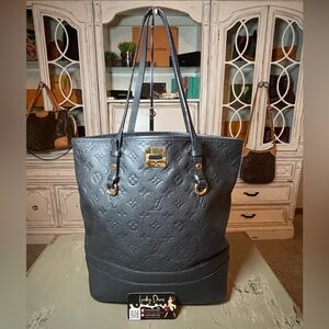 Louis Vuitton Citadine PM Tote- Empriente Leather Black